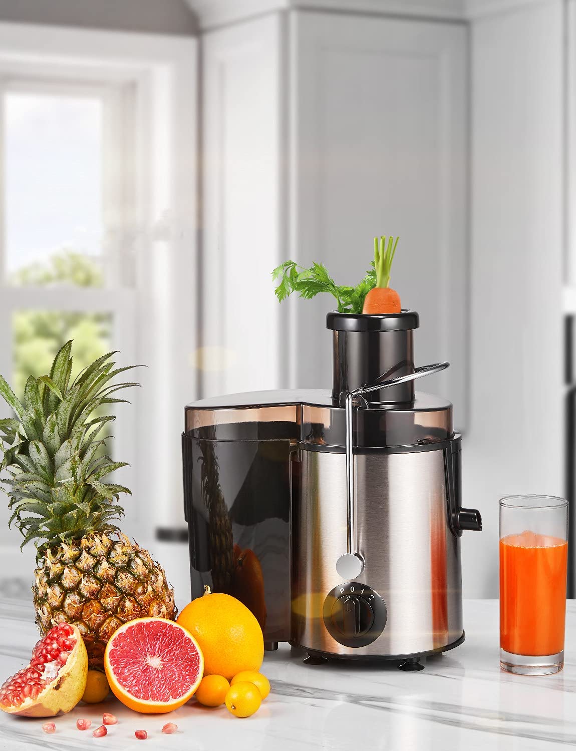 Aicok Juicer Centrifugal Juicer for Whole Fruit and Vegetable 400W T AICOOK