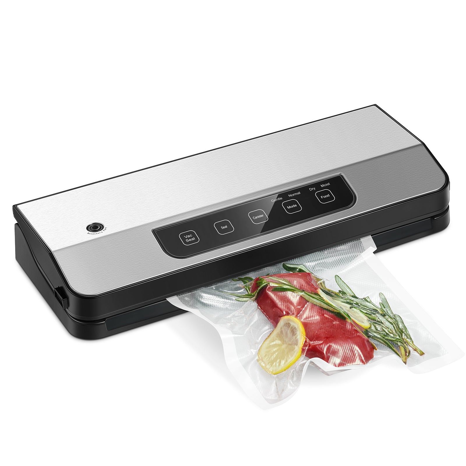 Inkbird Vacuum Sealer Machine with Starter Kit, Automatic PowerVac Air  Sealing Machine for Food Preservation, Dry & Moist Sealing Modes,Built-in