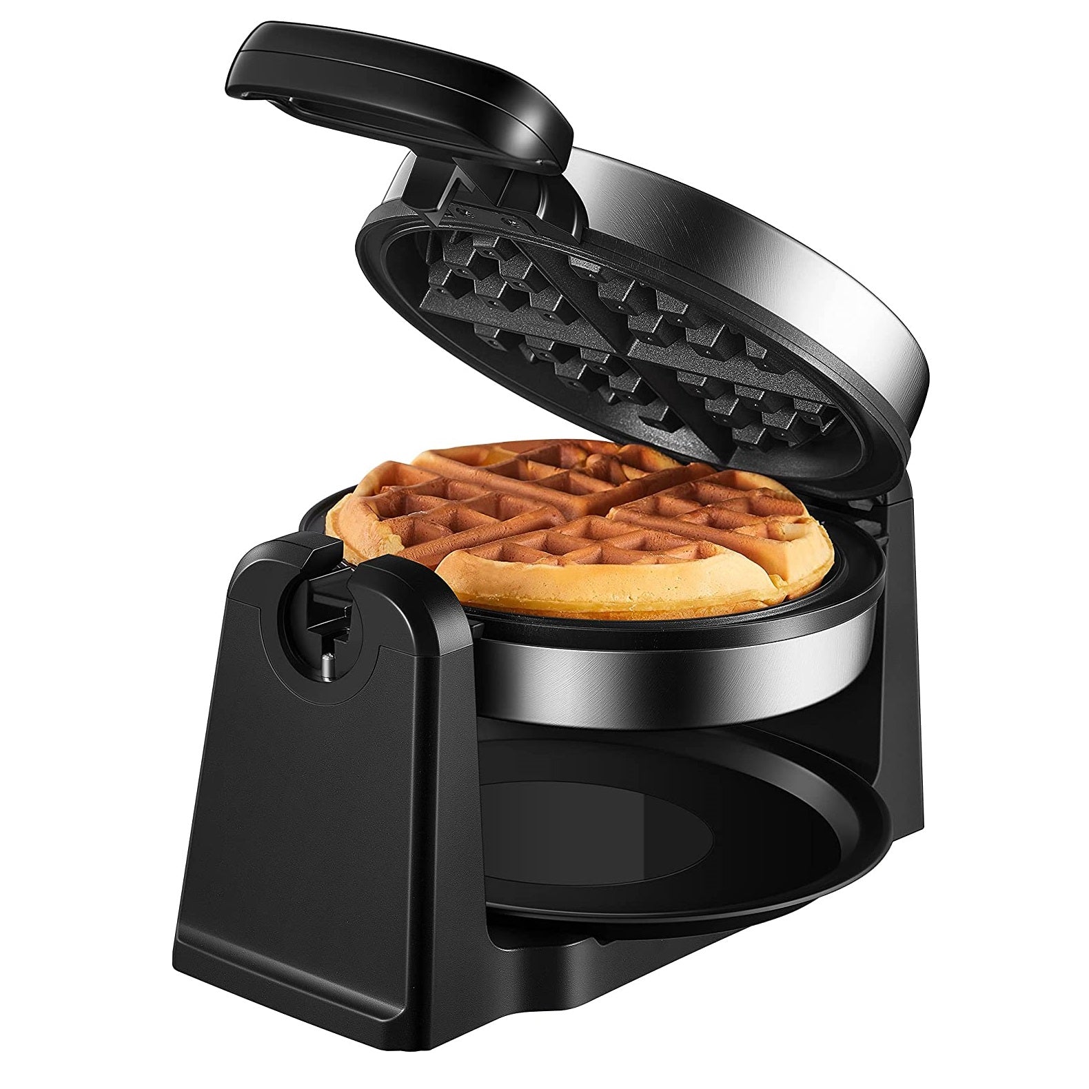 5 Dual Nonstick Rotating Flip Waffle Maker – Shop Elite Gourmet - Small  Kitchen Appliances