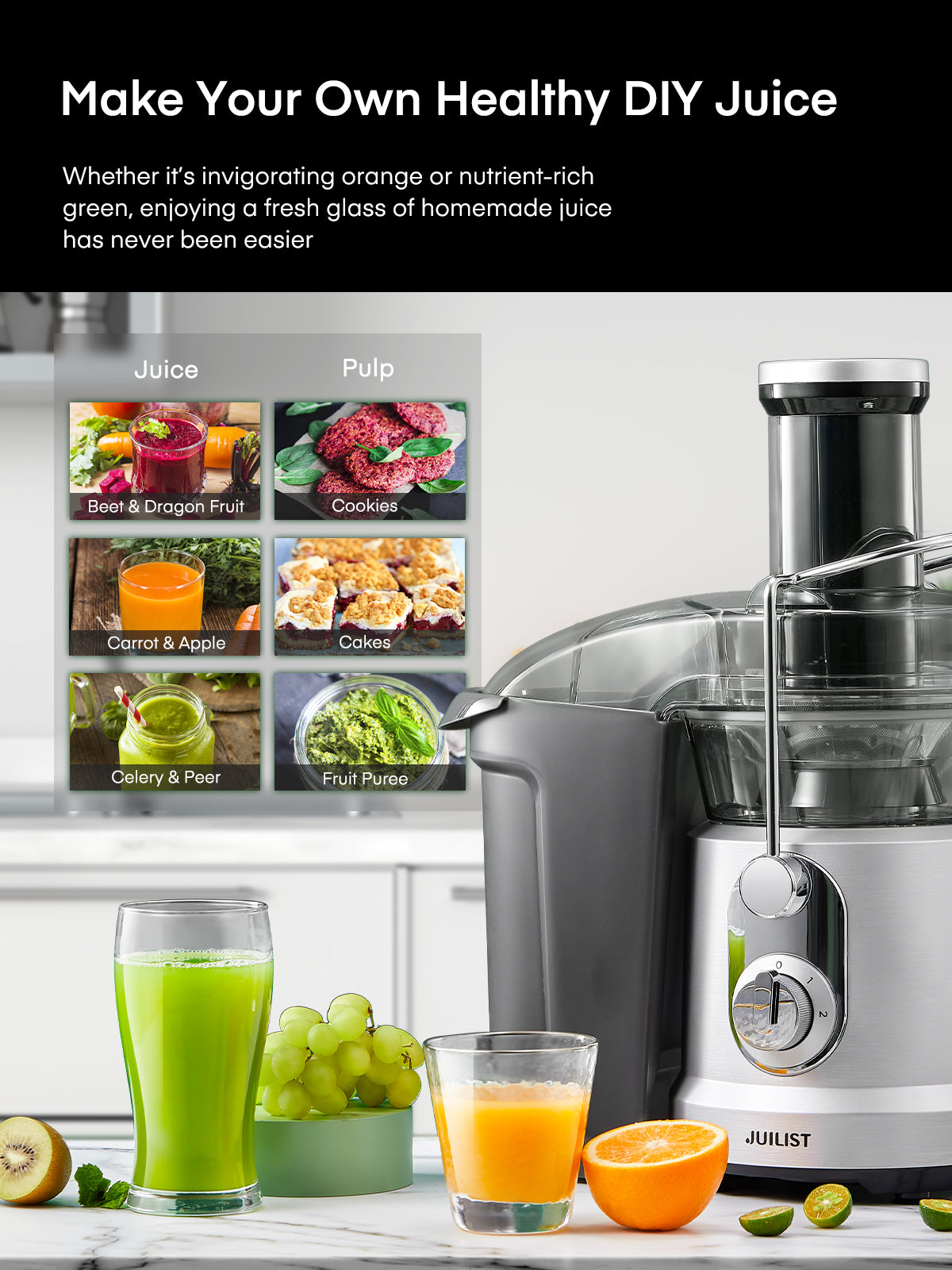 Extractor power clearance juicer