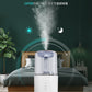 iTvance Humidifier, Bedroom Cold Mist Humidifier, 4.5L Gal Baby Humidifier, Output Adjustable, Lasts to 30 Hours, Whisper-Quiet, Auto Off, Filterless Humidifier for Home Office, White