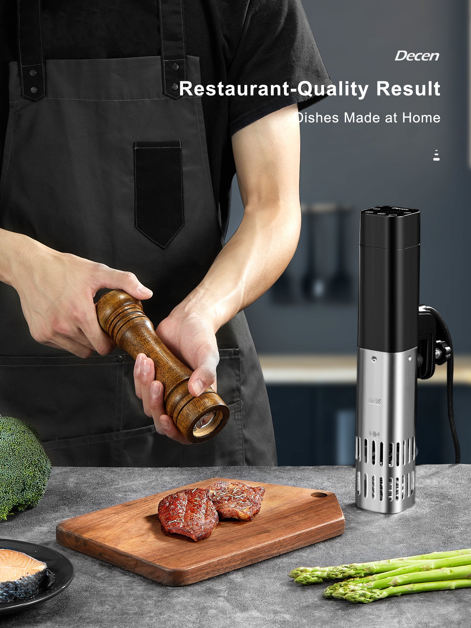 Sous Vide Cooker with Smart Touchscreen Display – AICOOK