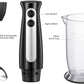 Hand Blender with 700ml Beaker, Stick Immersion Blender 400W, 2-Speed Hand held Blender for Baby Food, Juices, Sauces and Soup, BPA Free