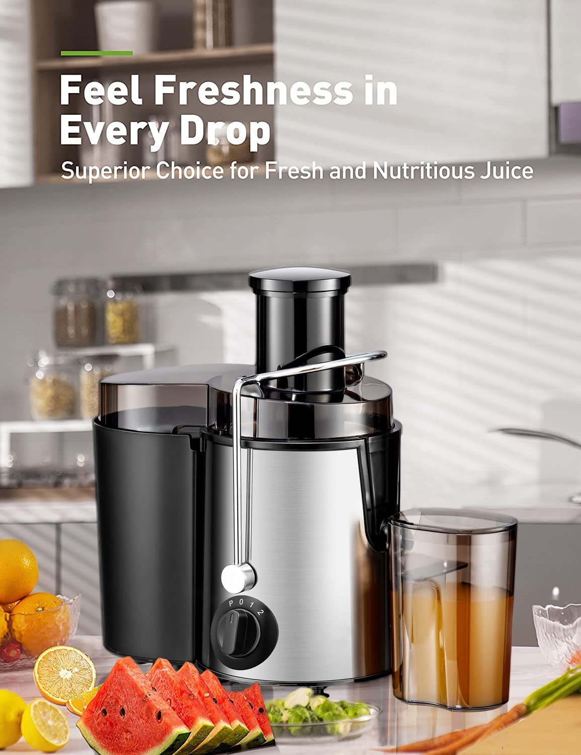 Juicer High Speed for Fruit and Vegetable Dual Speed Setting