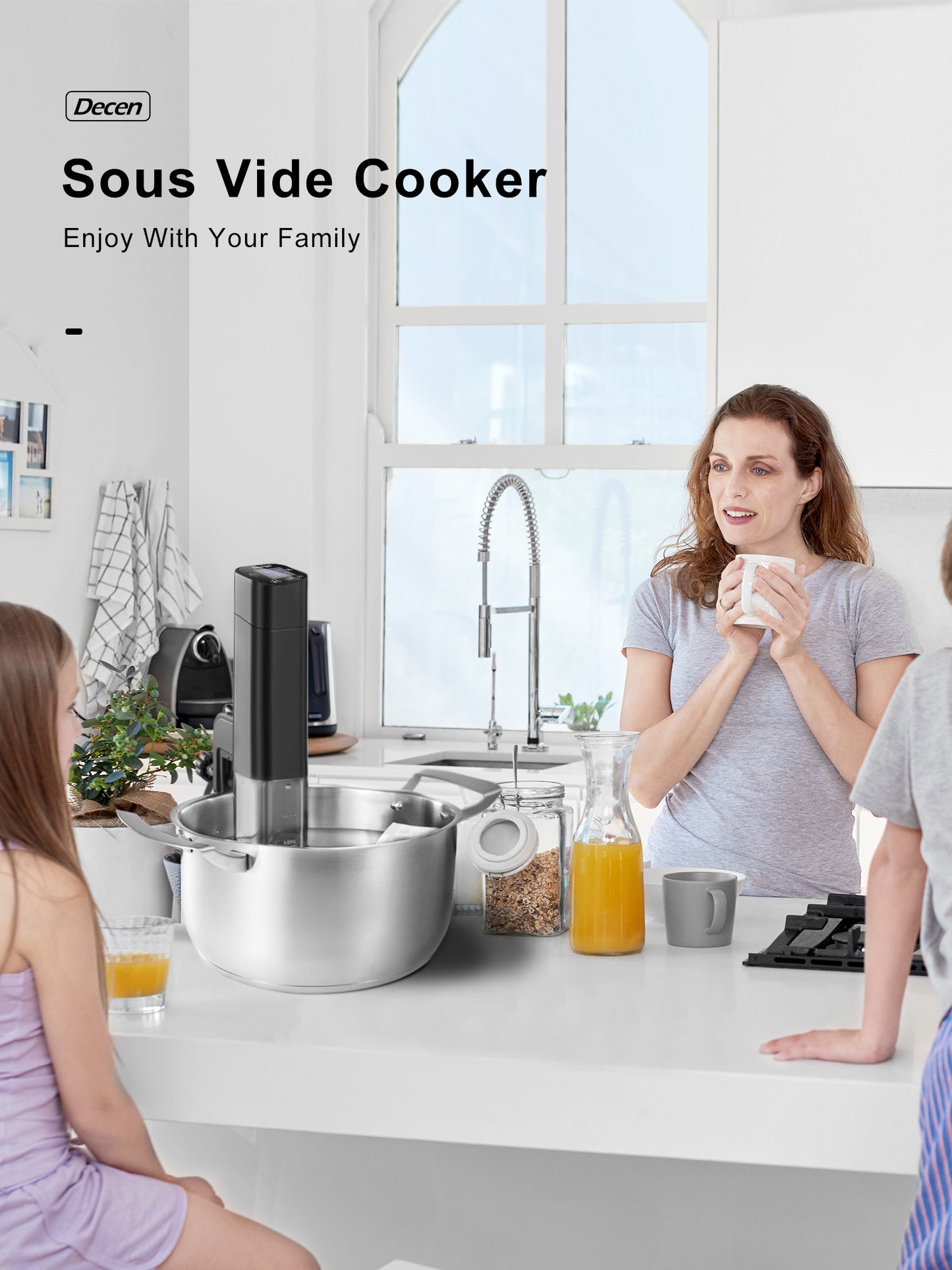 Sous Vide Cooker with WiFi, Smart Touchscreen Display – AICOOK
