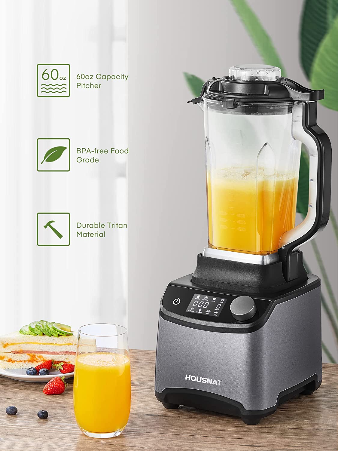 SideDeal: Aicook Professional 1200-Watt 9-Speed Blender with Touch