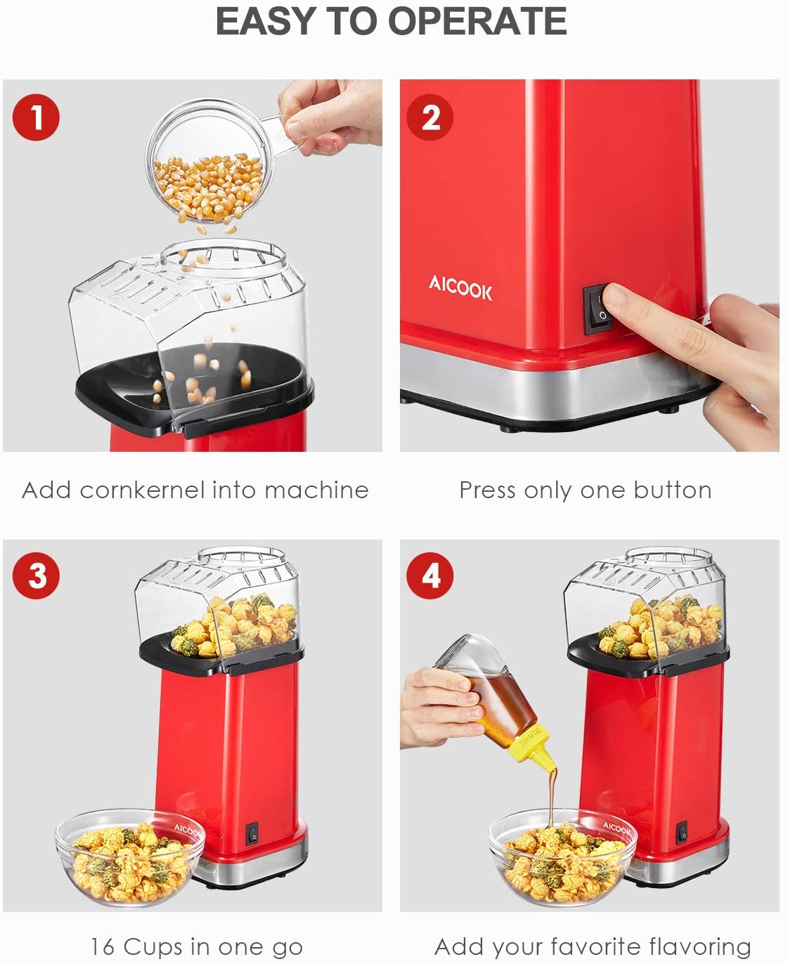 User manual Beautiful Hot Air Popcorn Maker (English - 40 pages)